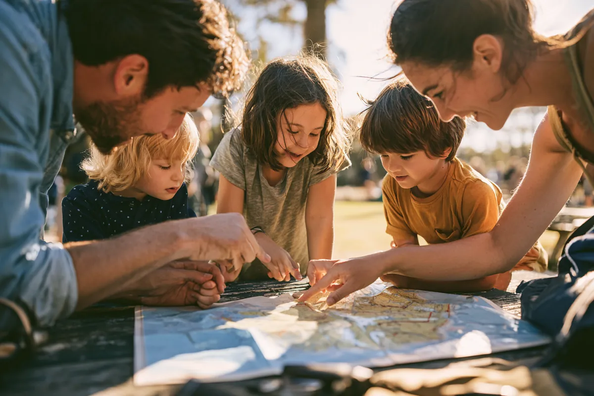 Mapping a road trip route while budgeting