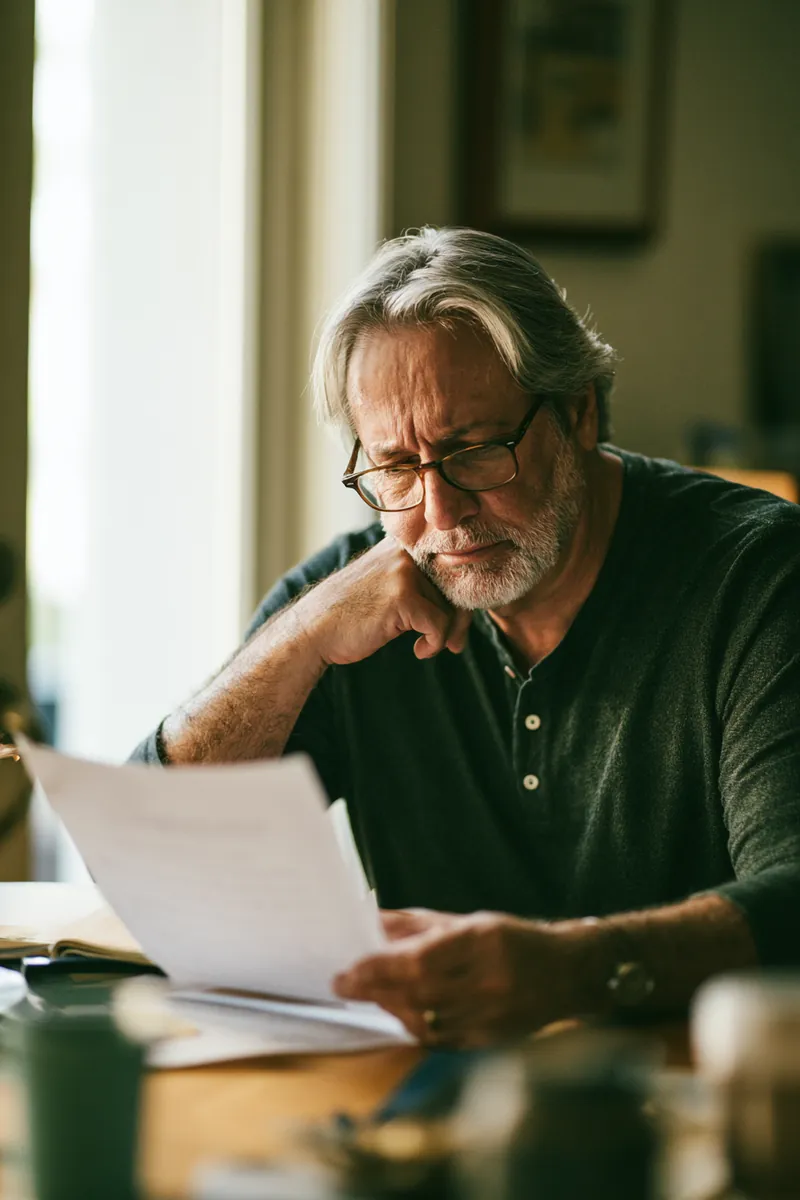 Reading a personal loan glossary at a desk — Headway Capital