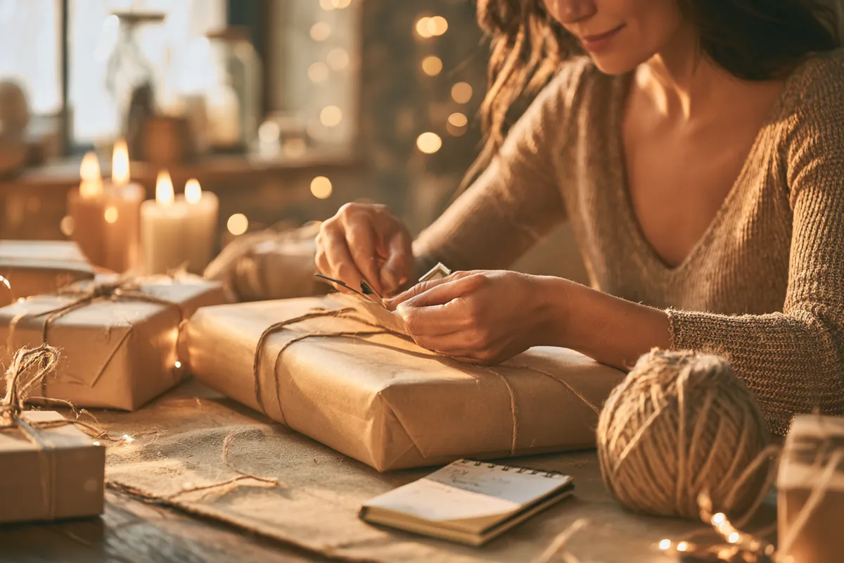 Wrapping gifts within a holiday spending plan